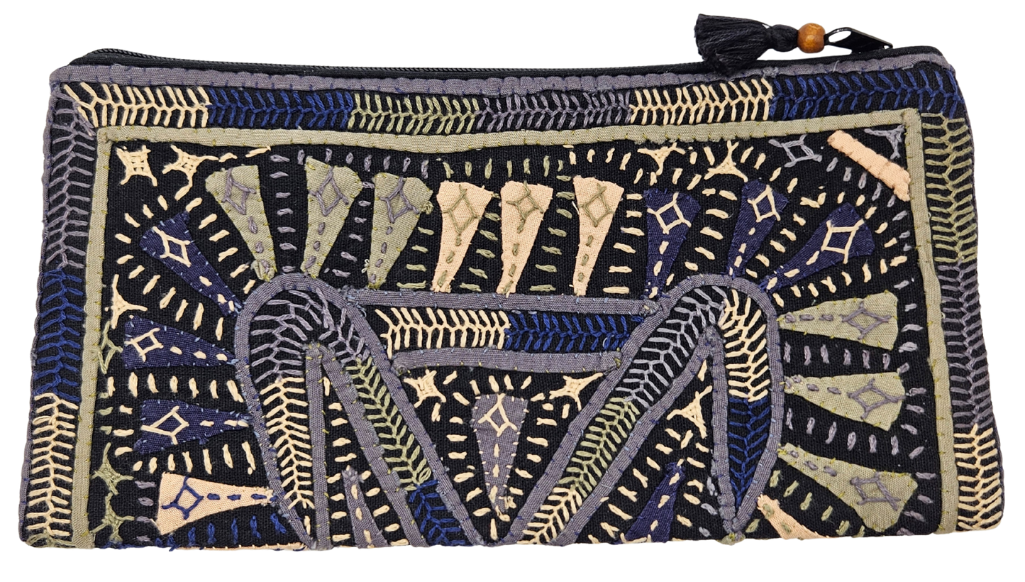 Bolso de mano bordado Clutch Kutch Qatab 1