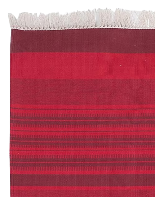 Tapete de algodón. Orukal Rojo