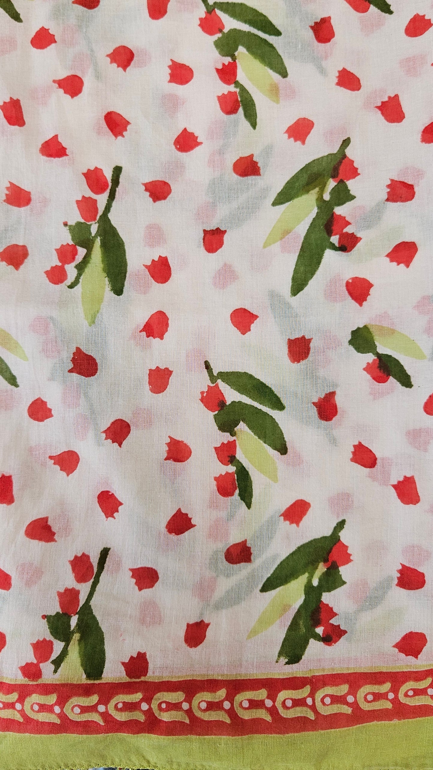 Pareo estampado a mano. 2684 A