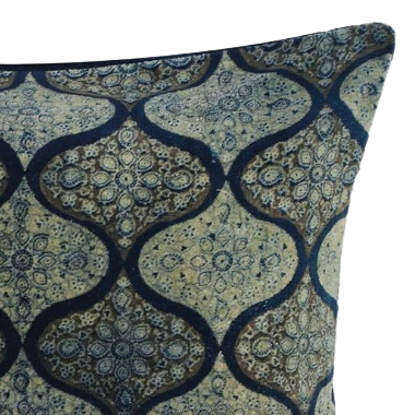 Funda de cojín de terciopelo. Jamira 4 azul 40x40 %%%