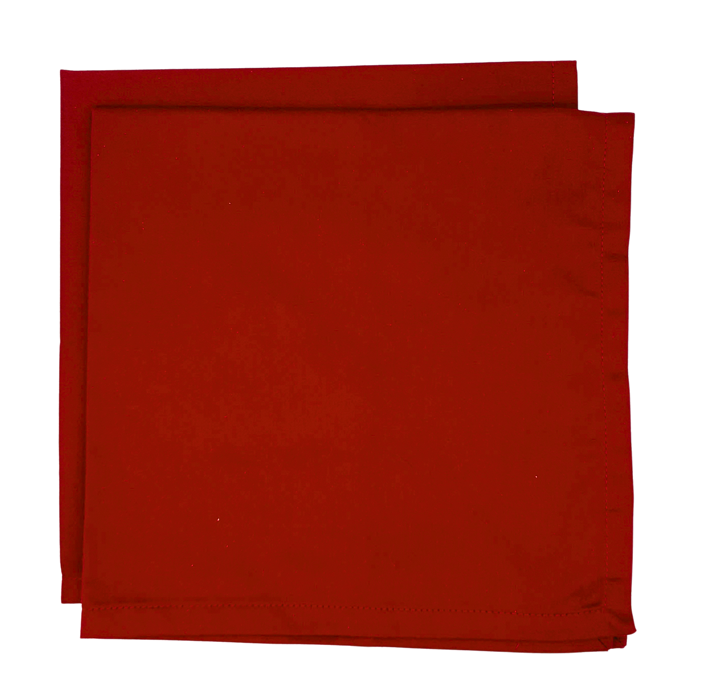Servilleta lisa de algodón rojo 50cm.