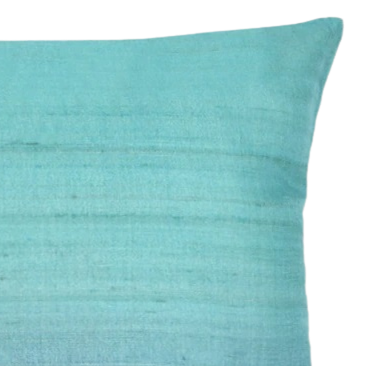 Funda de cojín de seda. Riyana azul 50x50 %%%