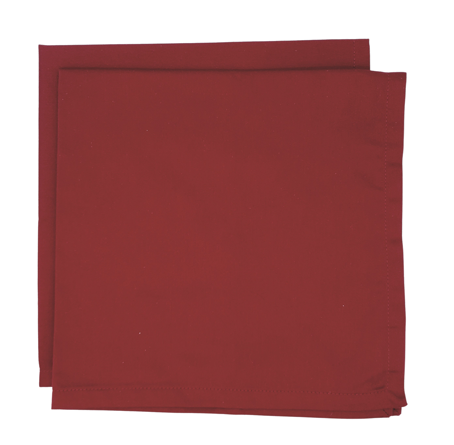 Servilleta lisa de algodón rojo