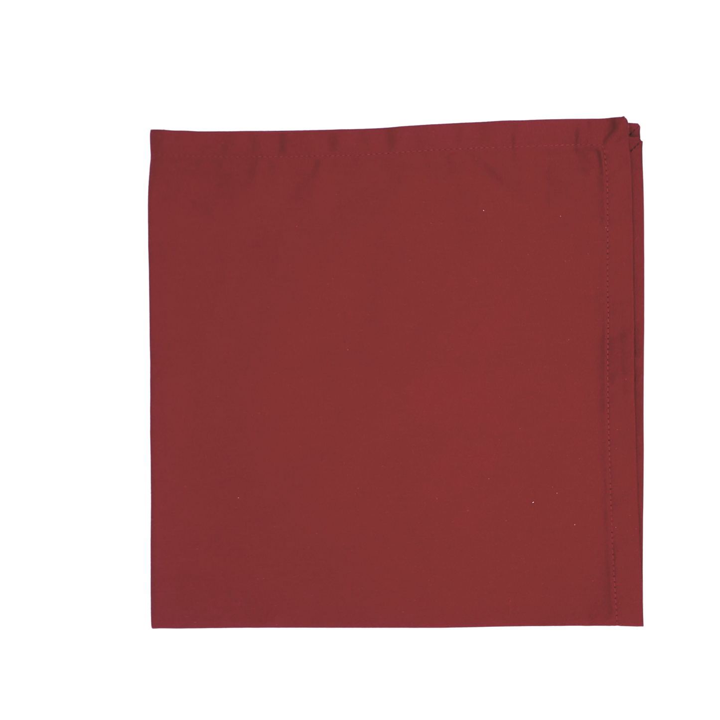Servilleta lisa de algodón rojo