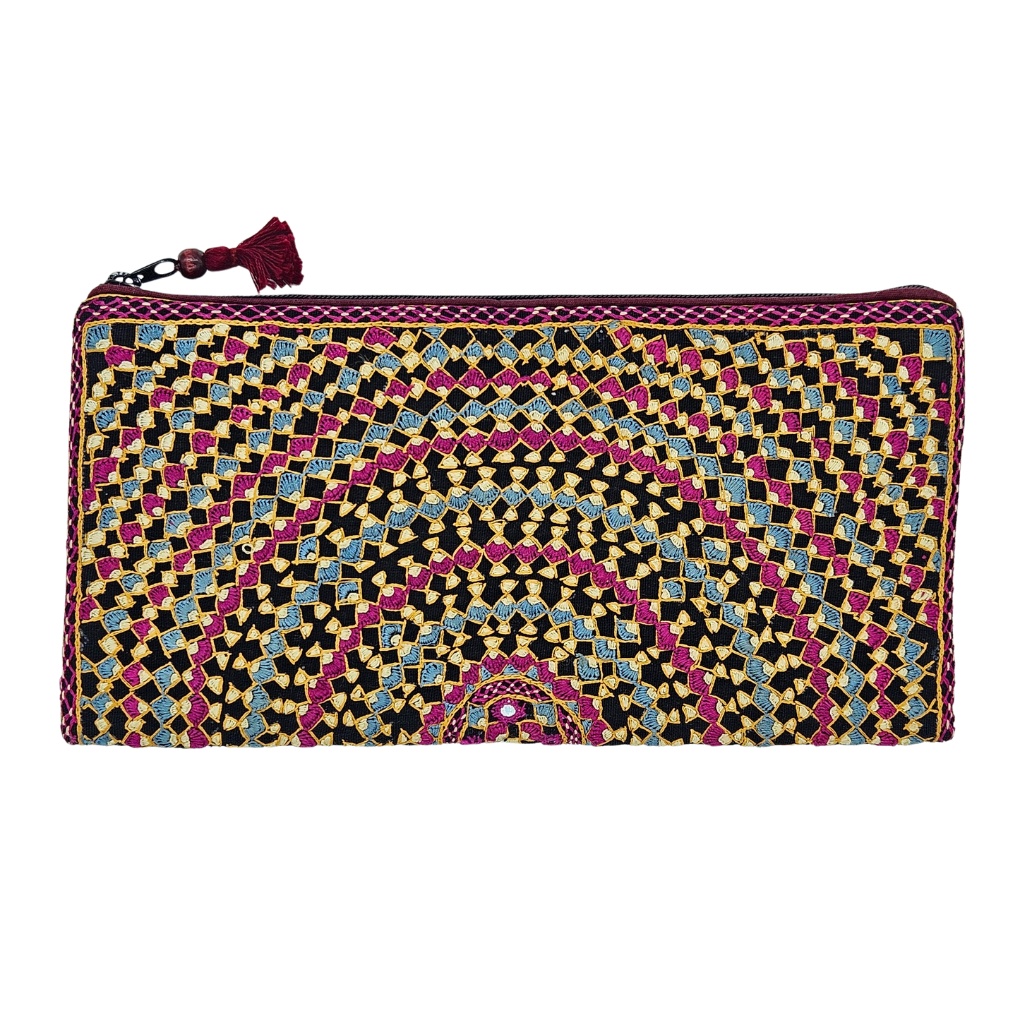 Bolso de mano bordado Clutch Neran Block 5