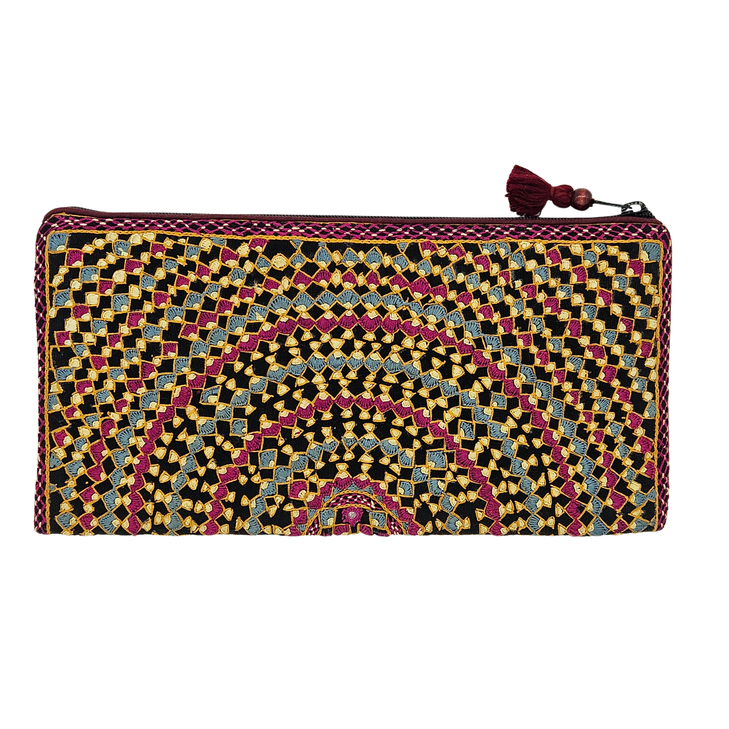 Bolso de mano bordado Clutch Neran Block 5