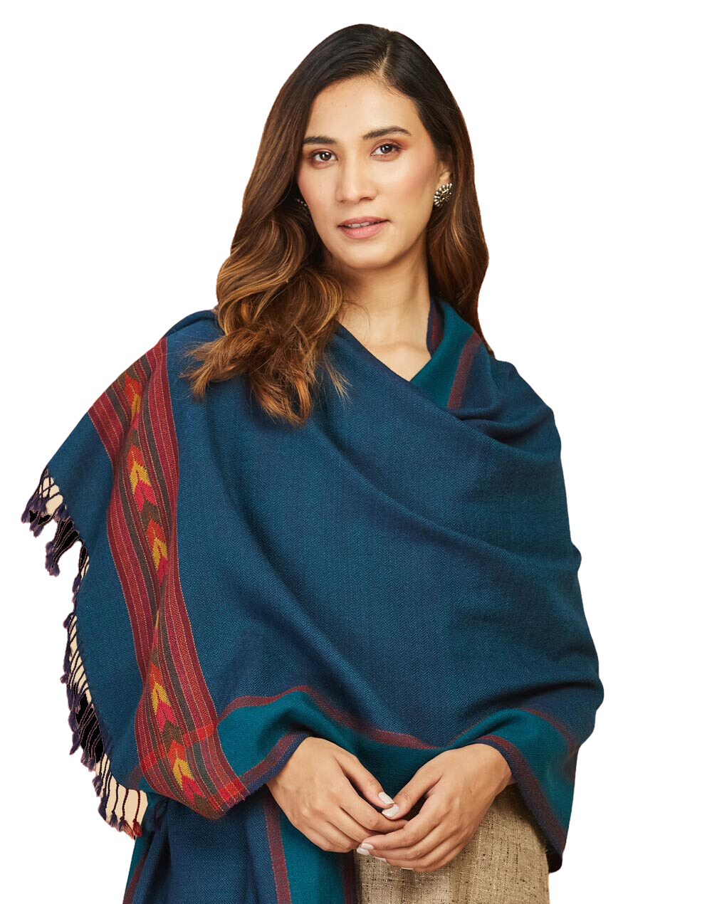 Bufanda de lana. Contrast Plume TE