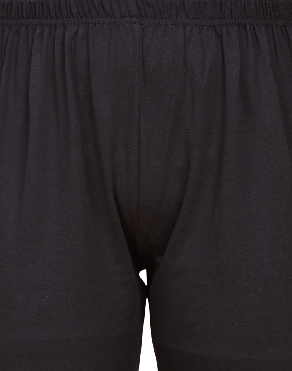 Pantalón churidar. Negro