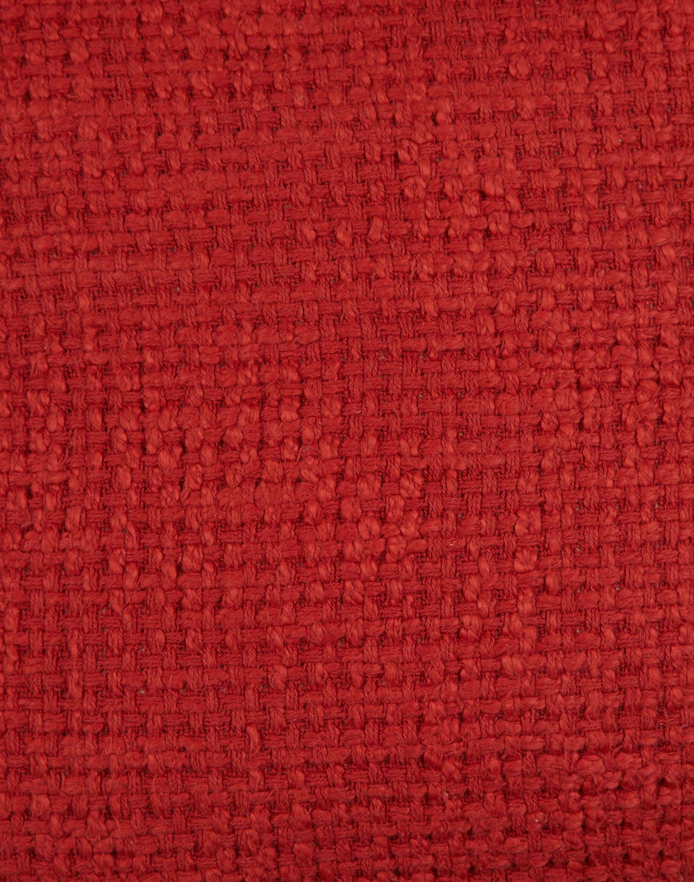 Funda de cojín tejida en telar. Abhina rojo 40x40