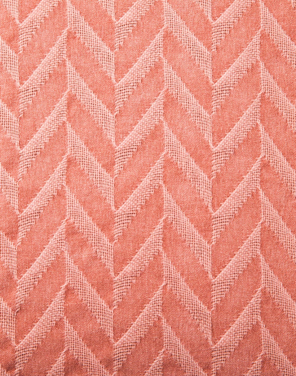 Funda de cojín tejida en telar. Amrav rosa 40x40