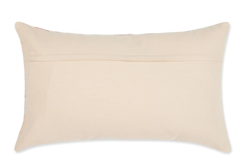 Funda de cojín de algodón estampada. Farhan Terracotta 30x50