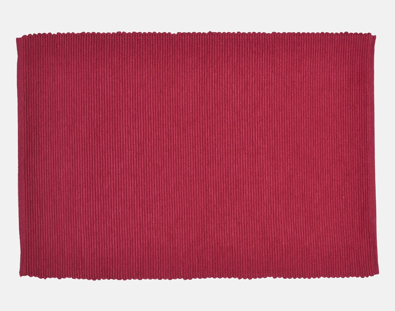 Mantel individual tejido en algodón. Prithi fuschia (set 6)