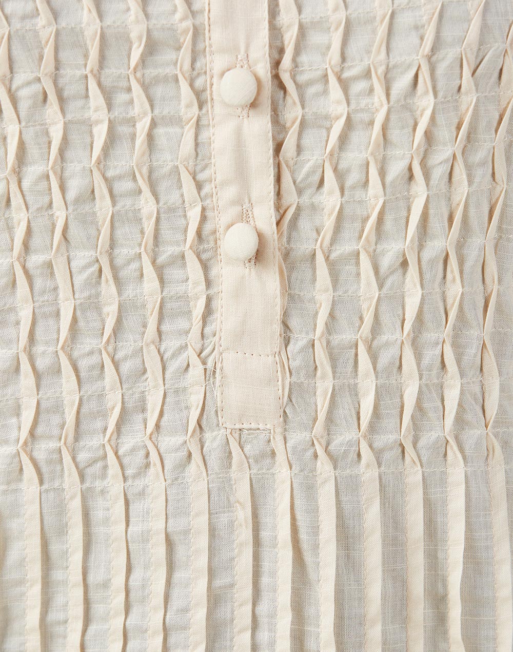 Kurta larga con pliegues. Crudo (Copia)
