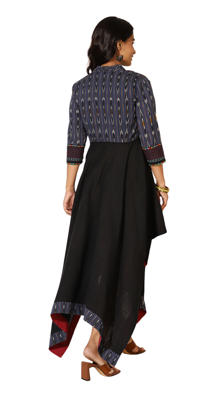 Set de vestido y saco. Índigo