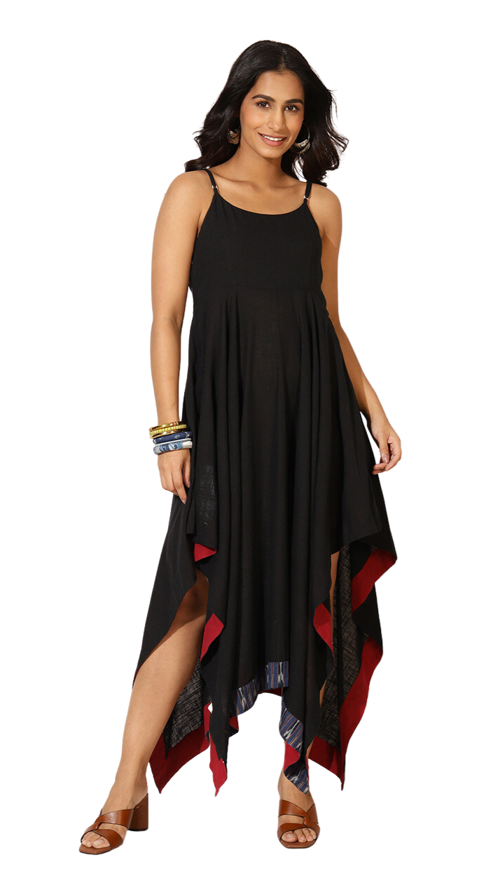 Set de vestido y saco. Índigo