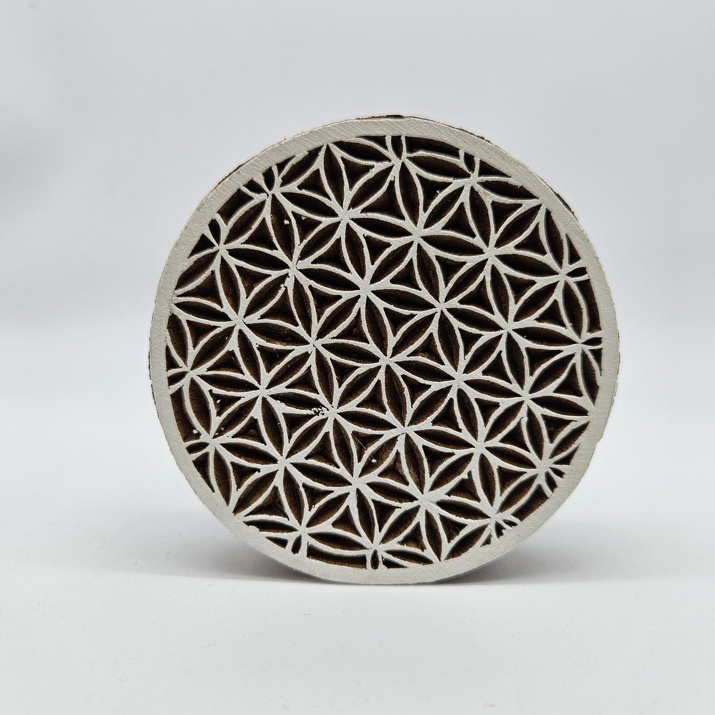 Sello bloque grande Flor de la vida