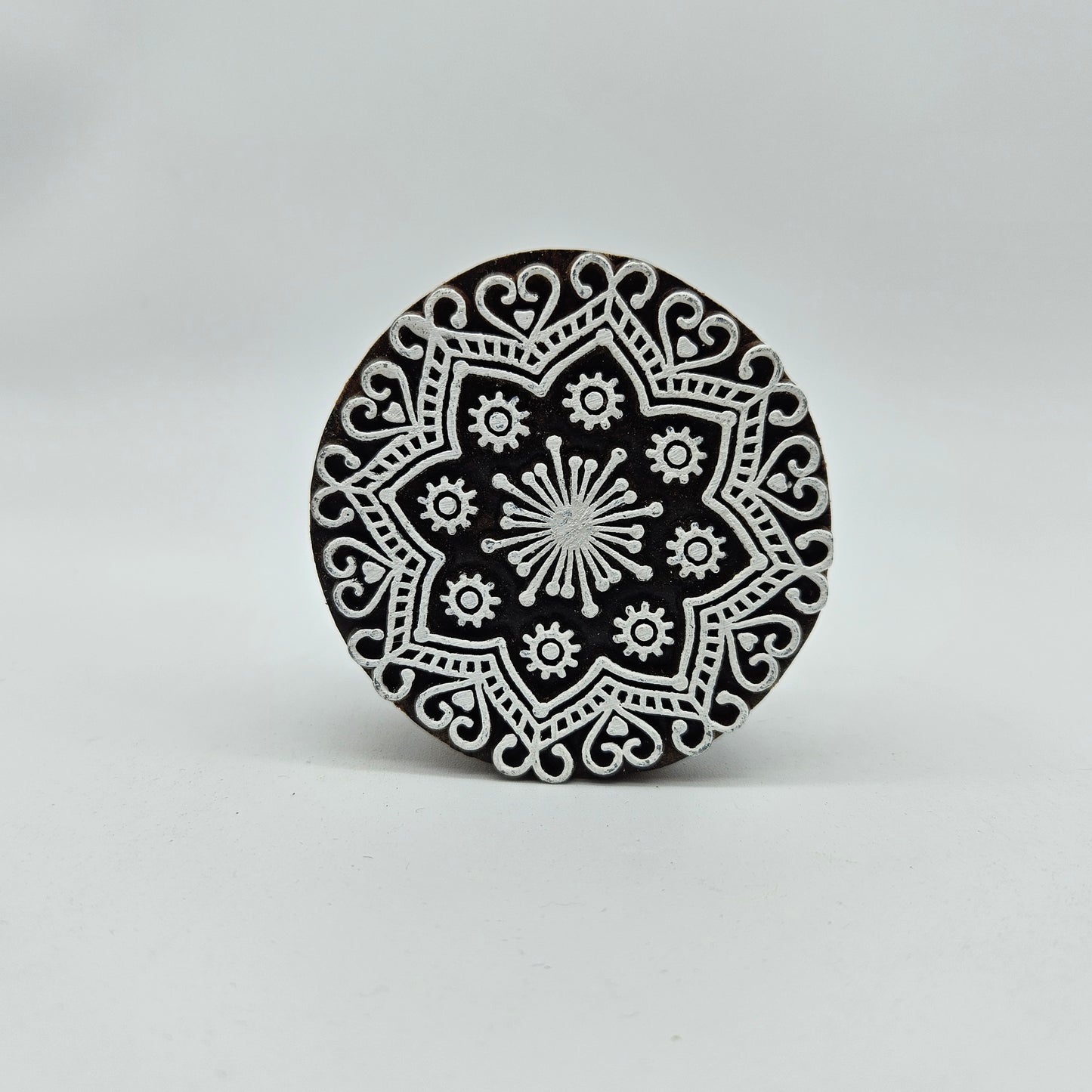 Sello bloque mediano mandala 2