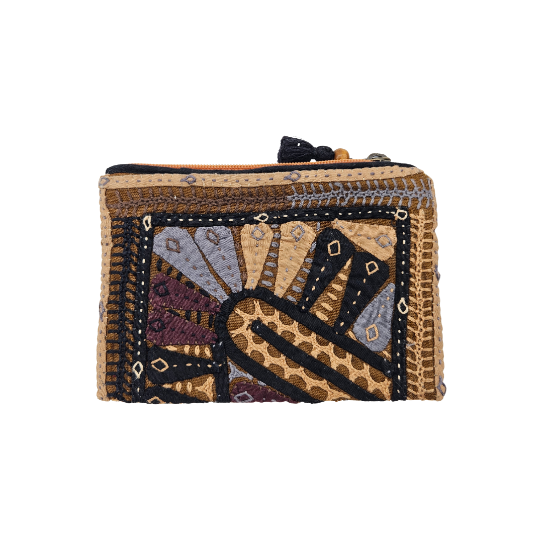Monedero bordado hindú QATAB Kutch 9