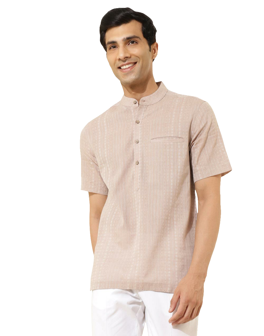 Camisa para hombre. Striped. Beige