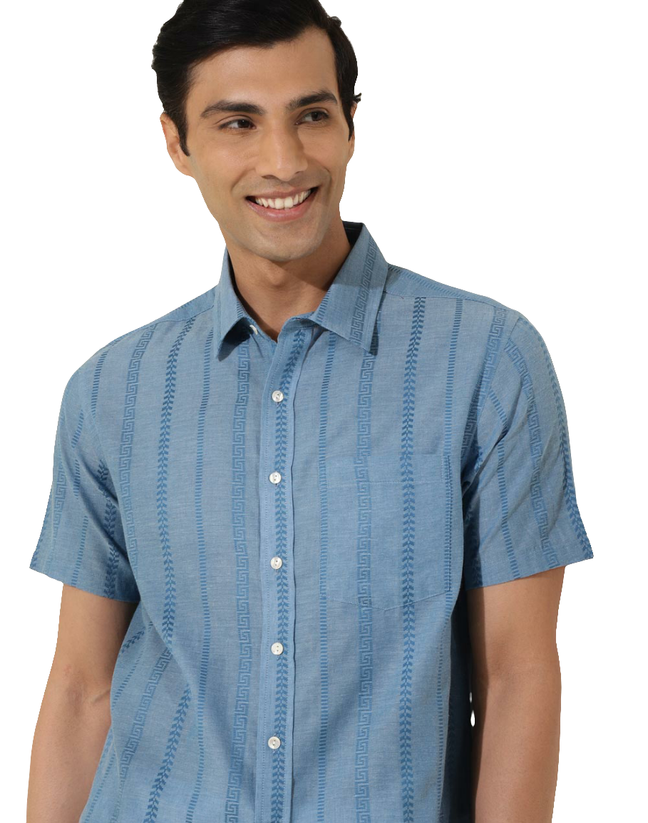 Camisa para hombre. Striped. Azul