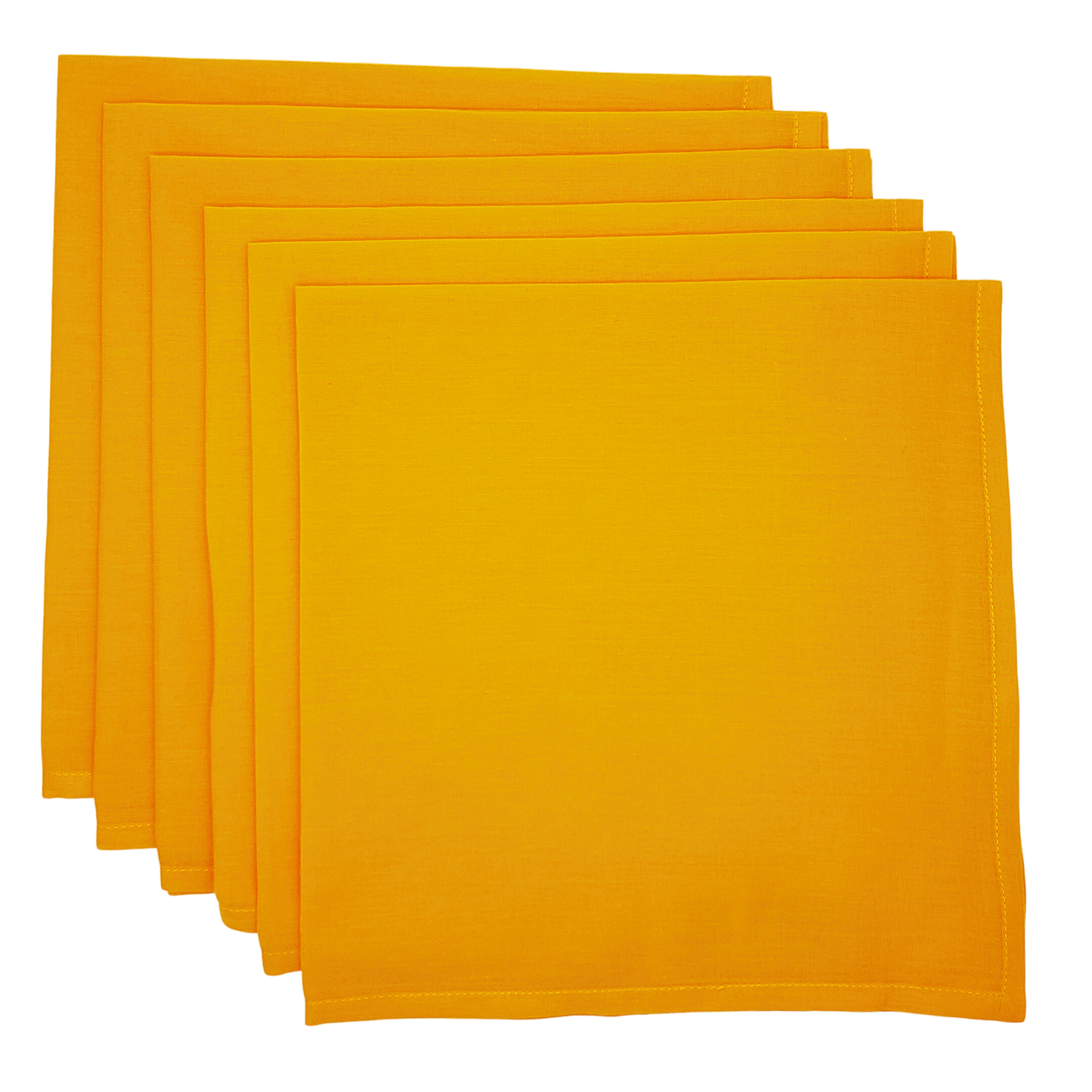 Servilleta lisa de muselina de algodón Orange