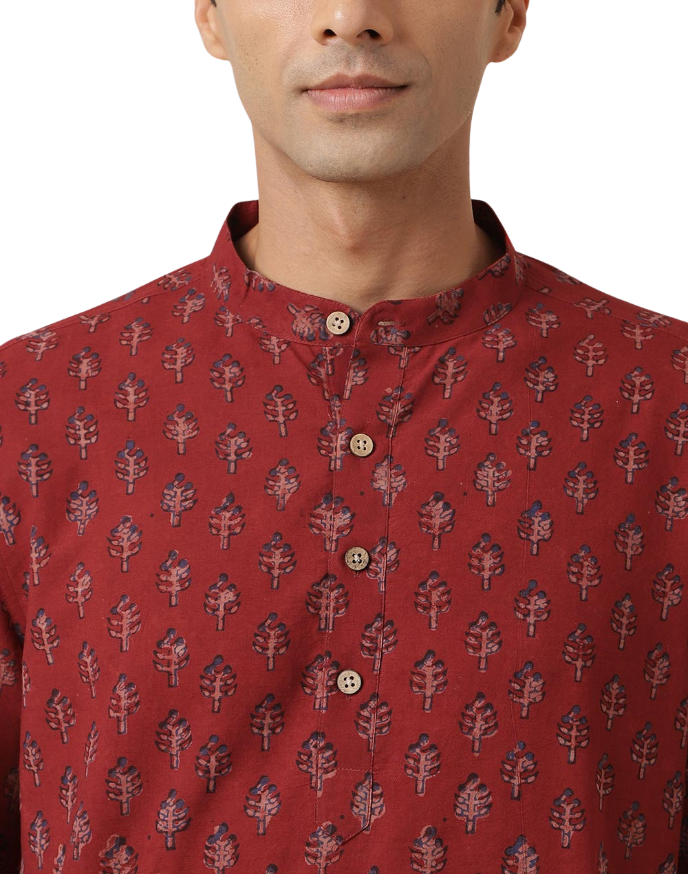 Kurta para hombre. Dabu. Roja