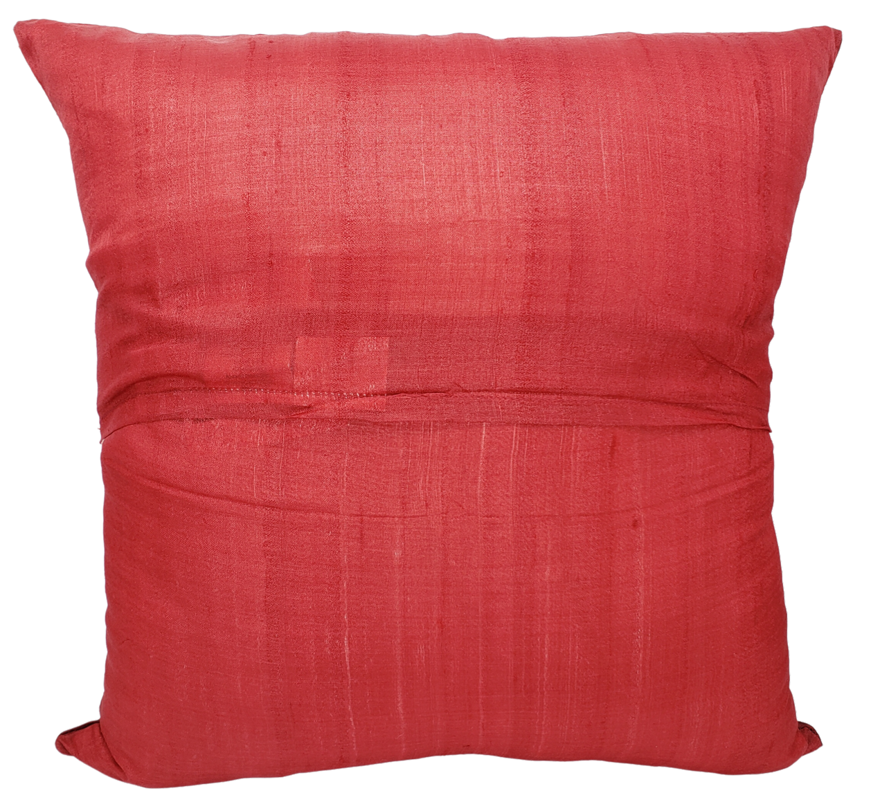 Funda de cojín de seda Ikat. Alta Aadya rust 40x40