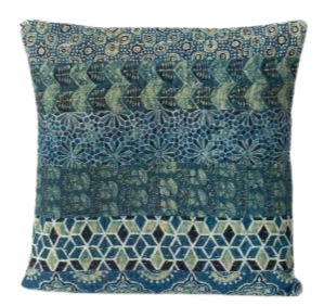 Funda de cojín de algodón patchwork. Nehul 40x40