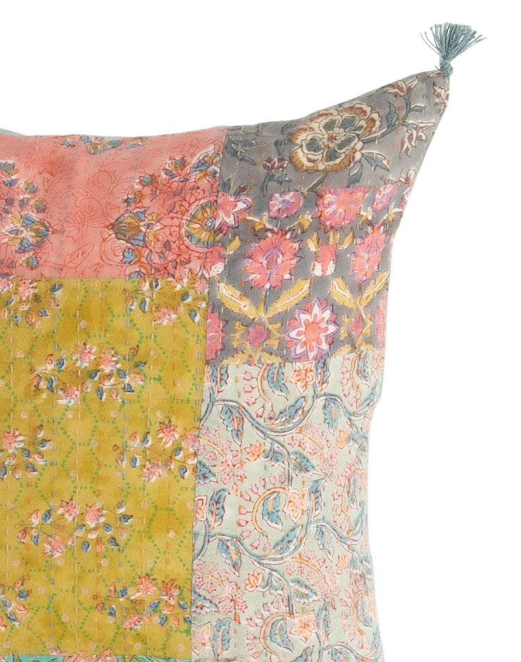 Funda de cojín de algodón gudri. Humza 40x40