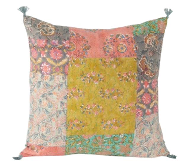 Funda de cojín de algodón gudri. Humza 40x40