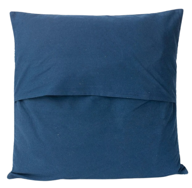 Funda de cojín azul índigo natural Aadhirai 40x40