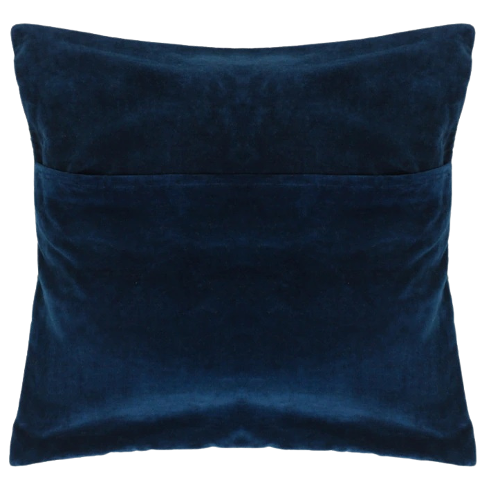 Funda de cojín de terciopelo. Jamira 4 azul 40x40 %%%