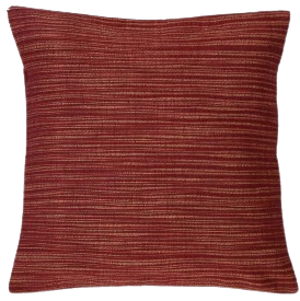Funda de cojín tejida en telar. Haiba Rojo 40x40