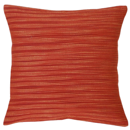 Funda de cojín tejida en telar. Haiba Óxido 40x40