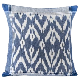 Funda de cojín tejida IKAT Pazir 40x40