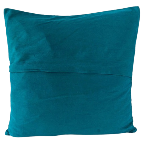 Funda de cojín de algodón estampada. Munish azul 40x40 %%%