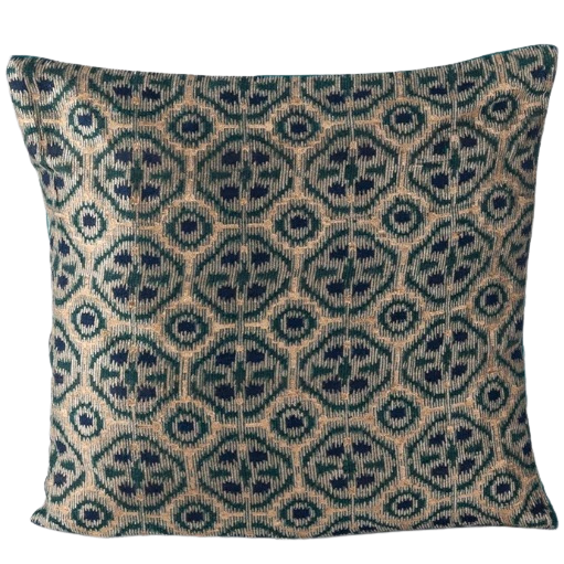 Funda de cojín de algodón estampada. Munish azul 40x40 %%%
