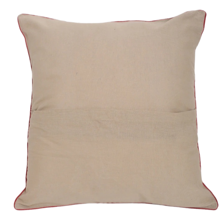 Funda de cojín de algodón/seda estampada. Nariyna 50x50