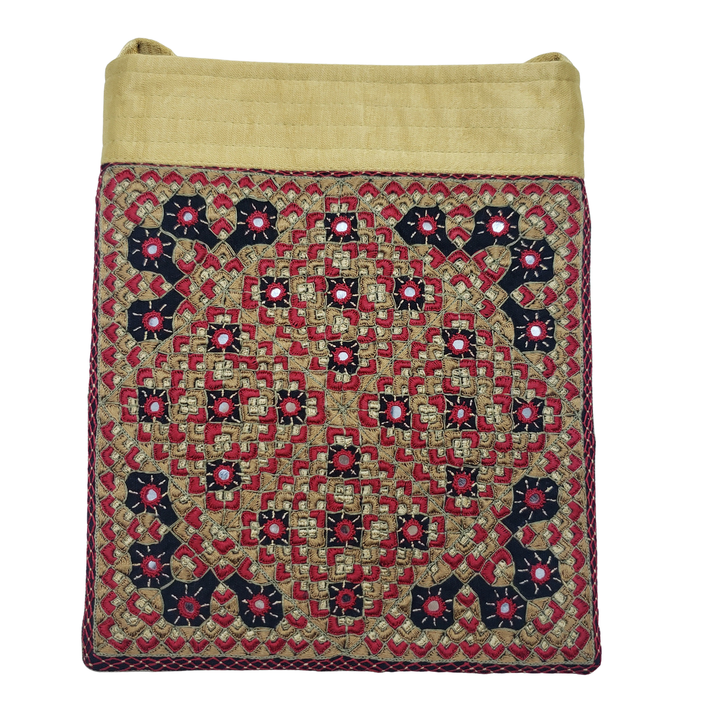 Bolso bordado de la India