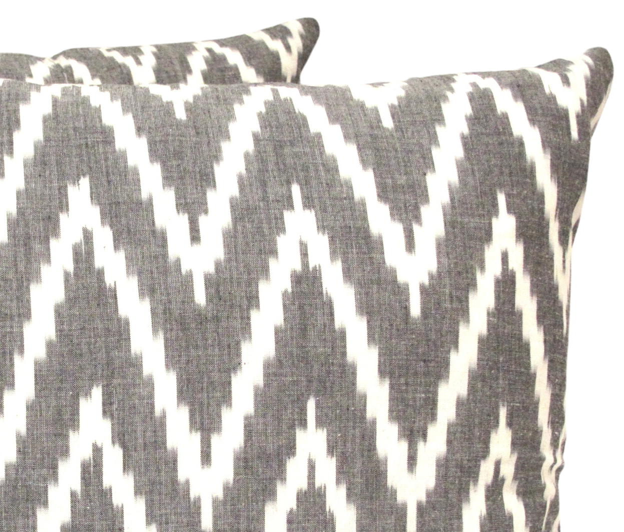Funda de cojín tejida IKAT 60x60