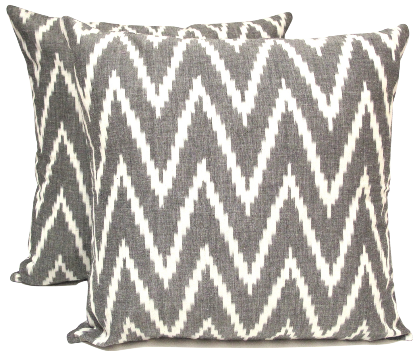 Funda de cojín tejida IKAT 60x60