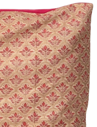 Funda de cojín estampada en seda. Aansi WN 50x50