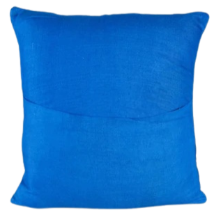 Funda de cojín de seda satinada estampada Himadri BU 40x40