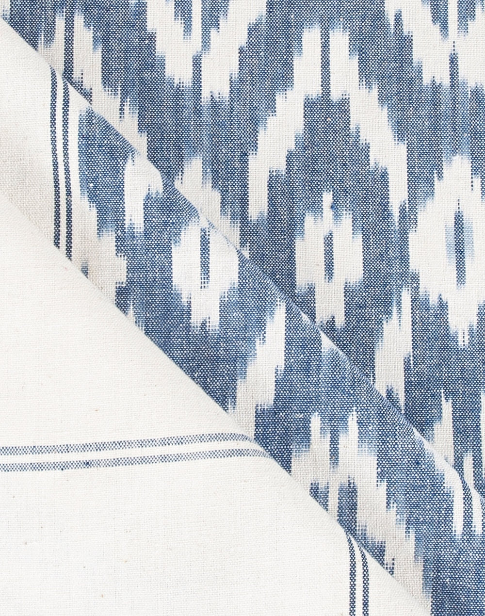 Colcha IKAT en manta de algodón. Azul