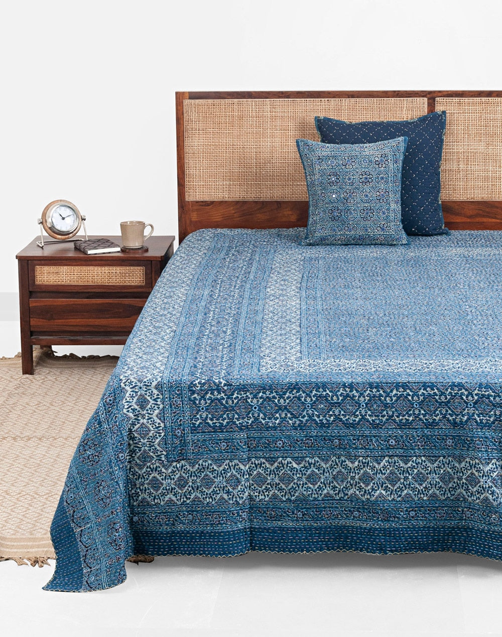 Colcha estampado tradicional. Ajrak