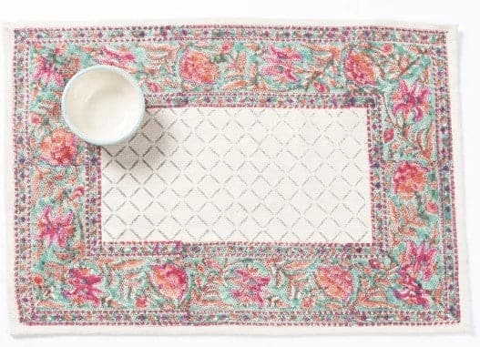 Mantel individual estampado. Taksh (set 4)