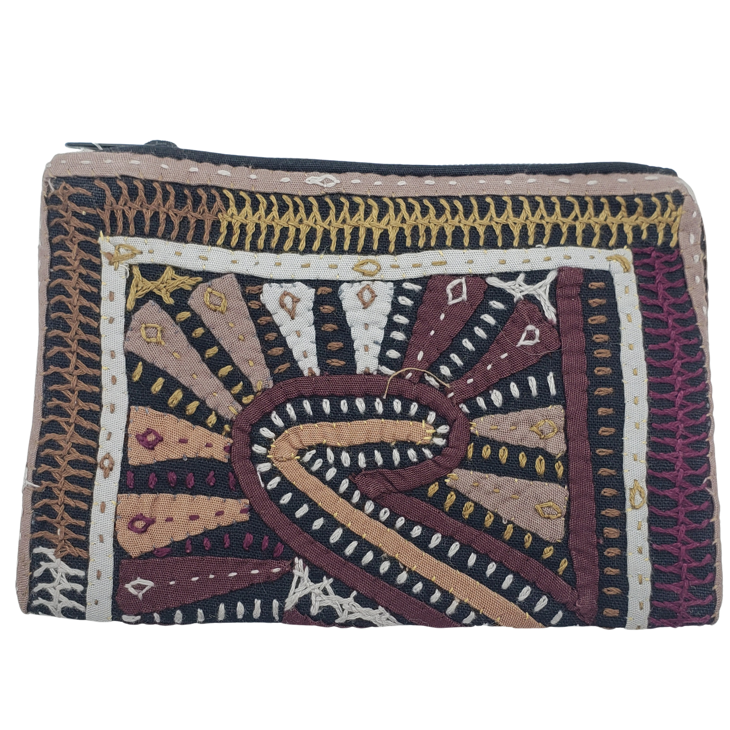 Monedero bordado hindú QATAB Kutch 3
