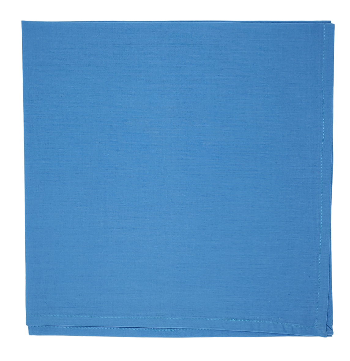 Servilleta lisa de muselina de algodón Blue