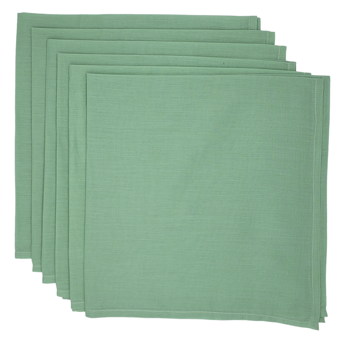 Servilleta lisa de muselina de algodón verde