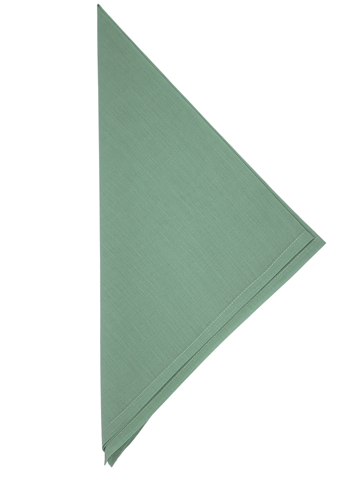 Servilleta lisa de muselina de algodón verde